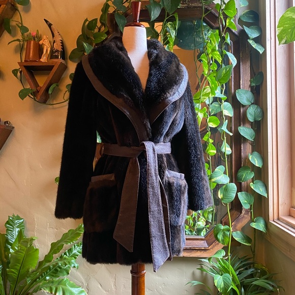 Vintage Jackets & Blazers - SOLD ♥️ 1970’s Vintage Faux Fur Coat | Chocolate Brown